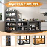 CRPDY 63" H Garage Shelving Unit 1500LBS Heavy Duty Storage Shelves Adjustable 5 Tier Metal Shelving for Industrial Garage Basement School Warehouse, 15.7" D x 23.6" W x 63" H, Black CRPDY