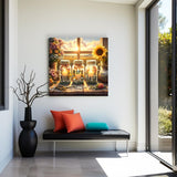 5D Diamond Art Painting Kits for Adults Beginner,Faith,Hope,Love Wishing Bottle Diamond Art On Canvas,DIY Religious Christian Diamond Dots Gem Arts and Crafts for Home Wall Decor 12X12IN DIYDECORFUN