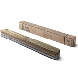 BoscoMondo Barnwood Wall Planks, Rustic Solid Wood Panels, Accent Wall Decor, 14 Square feet - 48" Long - 3.5" Wide Boards BoscoMondo