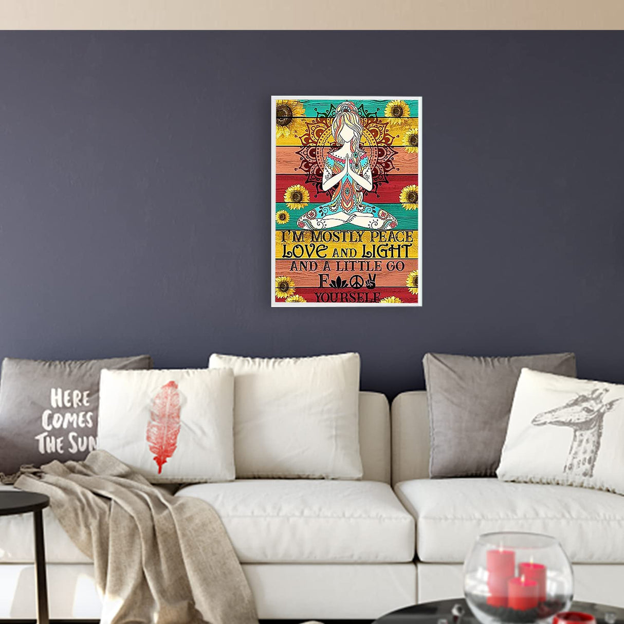 FORLAND Inspirational Diamond Painting Kits for Adults Beginners - 5D DIY Sunflower Full Drill Diamond Kits Painting Crafts for Home Wall Decor, Diamond Art Kits,12x16inch FORLAND