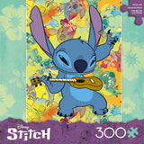 Ceaco - Disney - Stitch - Galaxy Grunge - 300 Oversized Piece Jigsaw Puzzle Ceaco