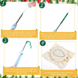 Yaomiao 6 Pcs Fruit Punch Needle Coaster Kit Punch Needle Embroidery Kits Craft Supplies with Patterns Yarns Tools Adhesive Felt Embroidery Hoop Instruction Holder for Adult DIY Yaomiao