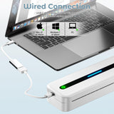 Phomemo M832 Portable Printers Wireless for Travel, Upgrade Bluetooth Thermal Printer, No Ink Printer Support 8.5'' x 11'' Letter & A4 Thermal Roll Paper, Compatible with Phone & Laptop Phomemo