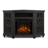 Real Flame Lynette 56" Corner Electric Fireplace TV Stand for TVs up to 55 inches, Entertainment Center with Electric Fireplace, Living Room TV Stand with Fireplace. Real Flame