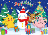 Buffalo Games - Pokemon- Pikachu Snowman - 100 Piece Jigsaw Puzzle for Families -Challenging Puzzle Perfect for Game Nights - Finished Size is 15.00 x 11.00 Buffalo Games