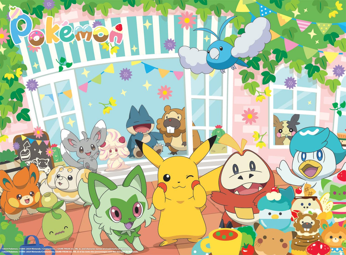 Buffalo Games - Pokemon - Happy Cafe - 1000 Piece Jigsaw Puzzle for Adults -Challenging Puzzle Perfect for Game Nights - Finished Size is 26.75 x 19.75 Buffalo Games