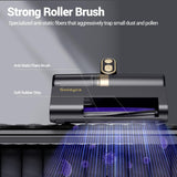 Solayce Bed Vacuum Cleaner, 16Kpa Suction 500W Powerful Double Cup Mattress Cleaner, Mattress Vacuum Cleaner with Dust Sensor, Ultrasonic & Heating Tech, HEPA Filter（Corded） Solayce