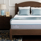 EGOHOME California King Mattress 12 Inch Cooling Gel Memory Foam, Fiberglass Free, Mattress Bed in a Box for Back Pain Relief, Medium Firm, CertiPUR-US Certified, 72”x84”x12”, White EGOHOME