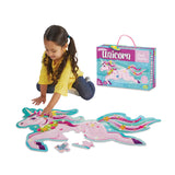 PEACEABLE KINGDOM Shimmery Unicorn Floor Puzzle, 1 EA Peaceable Kingdom