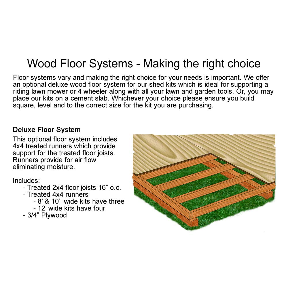 Best Barns Springfield 12 ft. x 16 ft. Wood Storage Shed Kit with Floor Best Barns Inc.