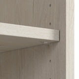 Bush Furniture Lennox 60W Farmhouse L Shaped Desk with Hutch and Storage Cabinets in Linen White Oak, Corner Computer Table for Home Office Bush Business Furniture