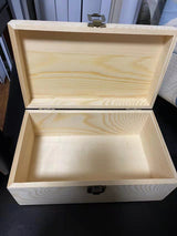 Wooden Boxes for Crafts, Natural Wooden Boxes, Reusable Wooden Boxes for Art and DIY Hobbies, Jewelry Boxes and Wooden Gift Boxes for Home Storage YXFZPAN