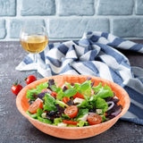 Wooden Woven Salad Bowl, Woven Wood Snack Bowls 6"-Inch, Set of 6 ., Buday Mart