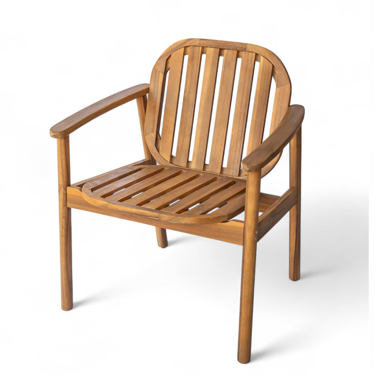 Christopher Knight Home Meja Acacia Wood Outdoor Dining Set for 6, Wooden 7 Piece Patio Dining Table Set, Wooden Outdoor Dining Armchair and Table Set with Cushion, Patio Furniture Set, Teak+Beige Christopher Knight Home