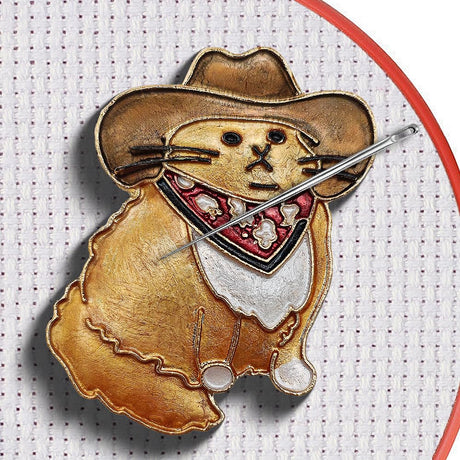 Magnetic Needle Minder Magnet Embroidery Accessories and Supplies Embroidery Needle Holder Cross Stitch Holder Needlework Supplies (Gafieldcat) seminhoof