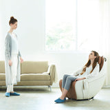 Synca Wellness CirC Premium Massage Chair - SL Track, Heated, Ergonomic, Full Body, Deep Tissue, Shiatsu and Remote-Controlled, Promoting Sleep and Blood Circulation, Home and Office Use (Beige) Synca Wellness