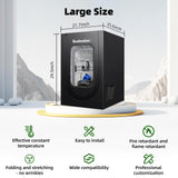 Gudmaker 3D Printer Enclosure, 29.5×25.6×21.6", Fireproof Dustproof Tent Constant Temperature Protective Cover for Creality Ender 3/Ender 3 Pro/Ender 3V2/Ender 3S1/Neo/Anycubic Elegoo HandyHelper