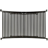 Outsunny 4’ Metal Arch Backyard Garden Bridge with Safety Siderails, Delicate Scrollwork, & Easy Assembly, Black Bronze Outsunny
