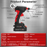 Cordless Soldering Iron Welding Kit - 60W 200-450℃ Adjustable Temperature One-handed Welding Iron With 20V Battery Automatic Soldering Gun Solder Tools for Electronic Repair Soldering Circuit Board MakerHawk