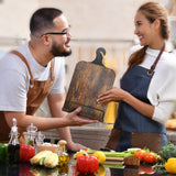 KLM Kitchen Cookbook Stand - Recipe Book Holder for Cooking, Organising and Storage - Perfect Home Shelf Decor and Wedding Retirement Gift for Woman (Brown) KLM