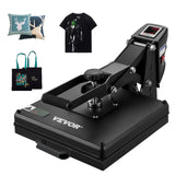 VEVOR Heat Press 15 x 15 - Heat Press Machine for T-Shirts, Fast Heating, High Pressure for Digital Industrial-Quality Sublimation Printer for Heat Transfer Vinyl, 15" x 15", Black VEVOR