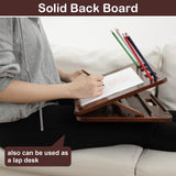 StrongTek Portable Easel for Painting, Adjustable Painting Easel with 7 Positions, Bamboo Tabletop Easel with Handles for Adults, Use as Drawing Board, Painting Easel, Lap Desk, Book Stand for Reading StrongTek