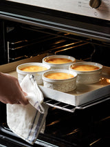 LE TAUCI Ramekins 4 oz, Ramiken for Creme Brulee, Lava Cake,Pudding, Souffle, Small Sauce Bowl,Ceramic Baking Dishes- 3.8 inch, Set of 4, Arctic White LE TAUCI