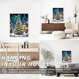 GOUGOUFAFA Christmas Tree Paint by Numbers Kit for Adults- Christmas Tree Paint by Numbers Kit for Adults Beginner, Adult Paint by Number Kits on Canvas Arts Crafts for Adults(16 x 20 Inch) GOUGOUFAFA