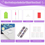 NEWENMO Phoenix Diamonds Painting Kits for Adults Beginner, DIY 5D Aurora Diamond Art Paint with Round Diamonds, Full Drill Gem Art Diamonds Art Painting for Home Wall Decor 12x12 Inch NEWENMO