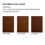 Knocbel Classic 3-Shelf Curio Cabinet with Tempered Glass Doors and Adjustable Storage Shelves, 43.5" Height Free Standing Display Showcase Bookshelf for Living Room Bedroom Home Office (Walnut) Knocbel