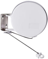 Household Essentials, 40 Feet, White Single Line Retractable Clothesline for Hanging Laundry Household Essentials