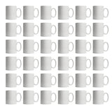 HomeVss 11oz White Ceramic Sublimation Coffee Mug Blank White, Case of 36 HomeVss