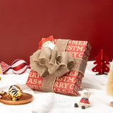 Ribbli Burlap Wired Edge Ribbon,1-1/2 Inch x 10 Yard,Natural,Solid for Big Bow,Wreath,Tree, Outdoor Decoration Ribbli