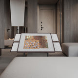 Jigsaw Puzzle Table 1500 Pieces,Adjustable Height&Up Puzzle Board with Cover and 4 Drawers,34×26in Puzzle Tables for Adults,Puzzle Board with Cover with Legs for Puzzle Doer(Coffee Color) RAGOZONERY