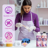 Vivresina Silicone Mold Making Kit 34 OZ with Mold Housing, 15A Super Elastic Liquid Platinum Rubber Translucent Clear for Fidget Pad Resin Molds Silicone Molds Vivresina