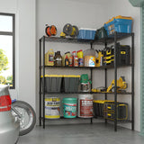 VINGLI 58" W Storage Shelves 1220LBS Heavy Duty Metal Shelving, Upgraded 4 Tier Garage Shelving Unit, Adjustable Wire Shelf for Storage Rack Commercial Pantry Shelf Organizer, 58" W × 13.8" D × 59" H VINGLI