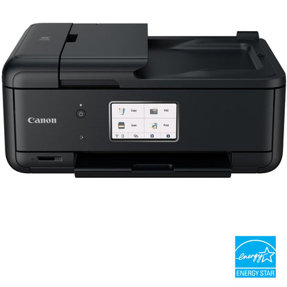 Canon TR8620 All-in-One Printer for Home Office | Copier |Scanner| Fax |Auto Document Feeder | Photo and Document Printing | Airprint (R) and Android Printing, Black