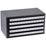 VEVOR Drill Bit Dispenser Cabinet, Five-Drawer Drill Bit Dispenser, 1/2" Reduced Shank Drill Bit Organizer Cabinet, Drill Dispenser Organizer Cabinet for Sizes 33/64" to 63/64" in 1/64" Increments VEVOR