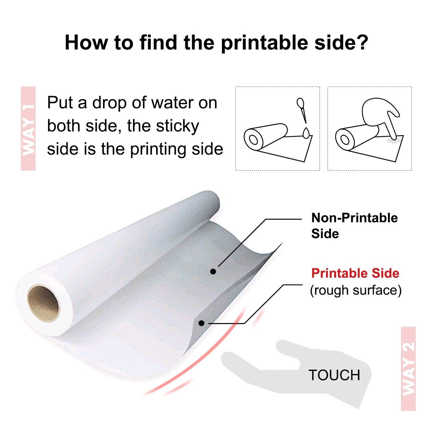 A-SUB Sublimation Paper Roll 105gsm 13 Inch x 110 Feet Quick Drying Compatible with Inkjet Printer