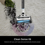 Shark IZ562H Cordless Pro Vacuum with Clean Sense IQ and Odor Neutralizer, PowerFins Plus Brushroll, Includes Duster Crevice & Pet Tool, Up to 40 Minute Runtime, Light Blue, Without MultiFLEX Shark