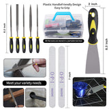 165 Pcs Pro Grade 3D Printing Tool Kit,3D Printer Tool Kits,Diverse 3D Printer Accessory & Electric Polishing Machine,Including Tool Box,for Remove/Trim and Finish 3D Print (Multi-Purpose)【HIJIRH】 HIJIRH