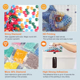 Anuver Fish Diamond Painting Kits for Adults, 5D DIY Diamond Art Kits for Beginners, Full Drill Diamond Painting Kits for Home Wall Decor, 12x12 Inch Anuver