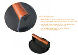 Firsgrill Burger Press 7.08" Round,Heavy-Duty Cast Iron Smash Burger Press Meat Steak With Wood Handle for Blackstone Camp chef Pitboss Weber Griddle Grills(Round) Firsgrill
