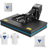 SmarketBuy Heat Press 16x24 Inch, High Pressure Clamshell Heat Press Machine 1800W, Large Heat Press Digital Control Heat Transfer Machine for T Shirts SmarketBuy
