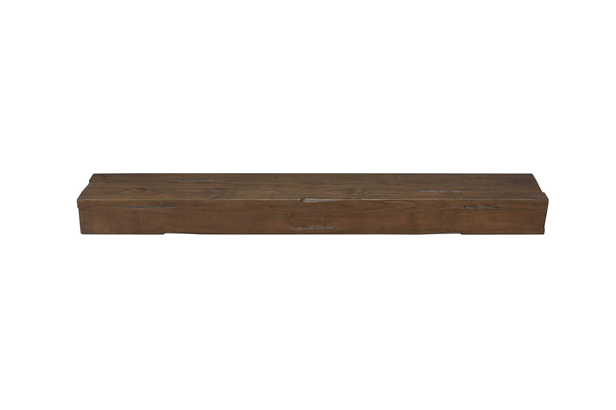 Pearl Mantels 412-60-70 Shenandoah Pine 60-Inch Fireplace Mantel Shelf, Rustic Cherry Pearl Mantels