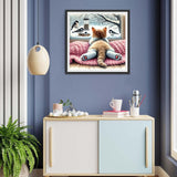 JAKI Cat Diamond Painting Kits for Adults Beginners-Animal Diamond Art Kit for Adults,5D DIY Gem Art Kits for Gift Home Wall Decor(14x14inch) JAKI