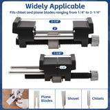 YIDAZLE Chisel Sharpening Kit Honing Guide & 5 Diamond Sharpening Stones, Adjustable Chisel Sharpener Jig for Woodworking Tools, Plane Irons, Knives, and Blades, All-Metal Construction YIDAZLE