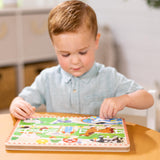 Melissa & Doug Old MacDonald's Farm Sound Puzzle - Farm Animal Toys, Sound Puzzles For Toddlers And Kids Ages 2+ Melissa & Doug