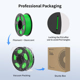 ANYCUBIC High Speed 3D Printer Filament 1.75mm, Print Up to 10X Faster, Rapid PLA Filament with High Prints Quality, Dimensional Accuracy +/- 0.02mm, Reusable Spool, 1KG, Green ANYCUBIC