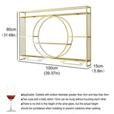 Wine Rack Wall Mounted with Wine Glass Rack Floating Bar Shelves for Liquor Bottles with LED Light Liquor Bottle Display Shelf Wall Bar Cabinet Mini Bar for Home Bar Dining Room Kitchen Living Room(Go WXZXWXZX